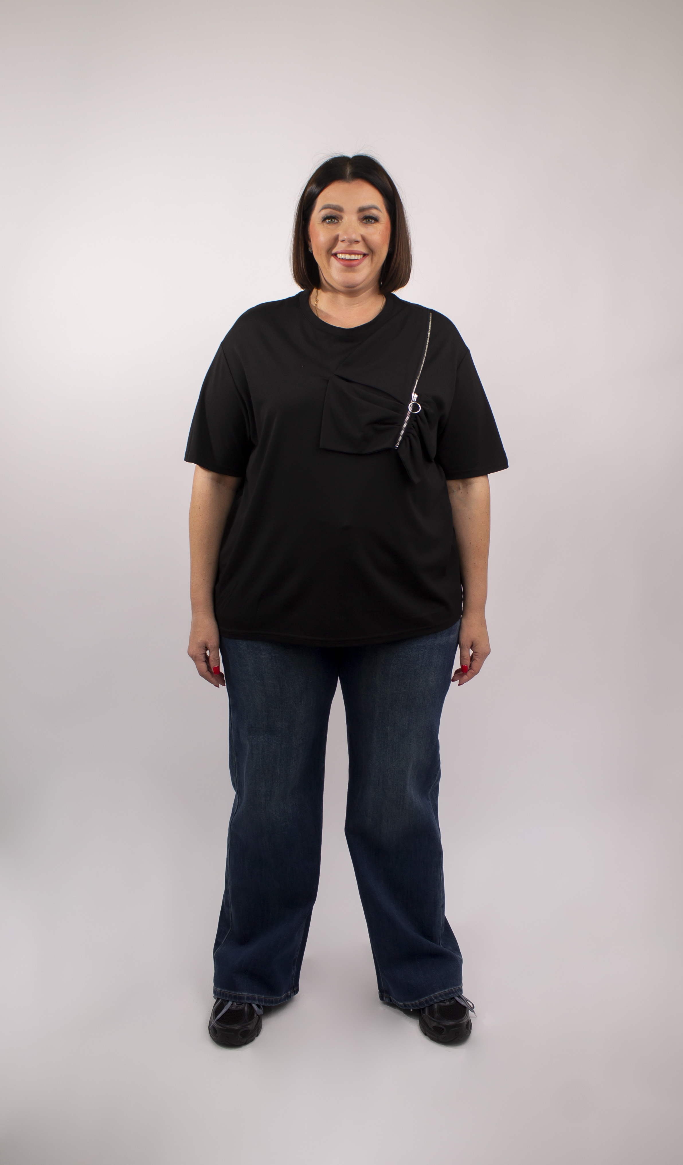 Блуза 5076 черн.