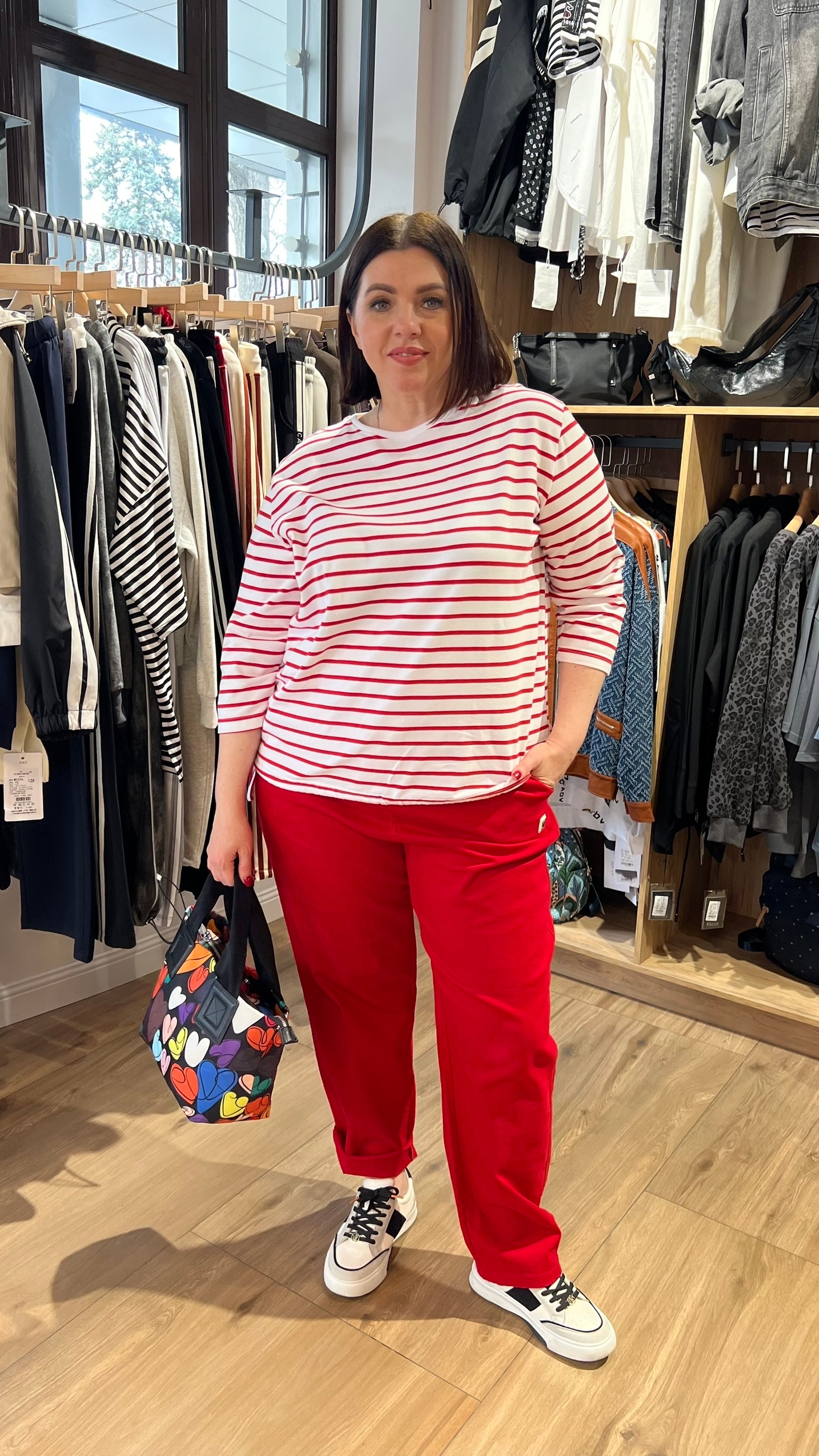 Брюки FR 5201 крас.