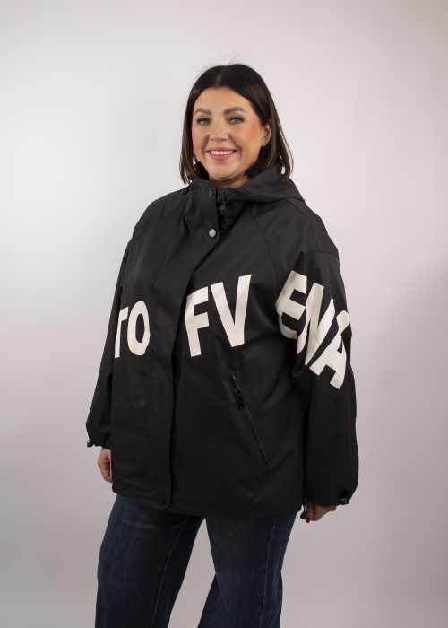 Ветровка 77787 черн.