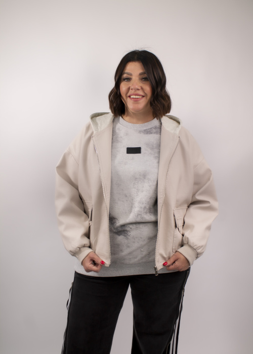 Куртка 81353 беж.