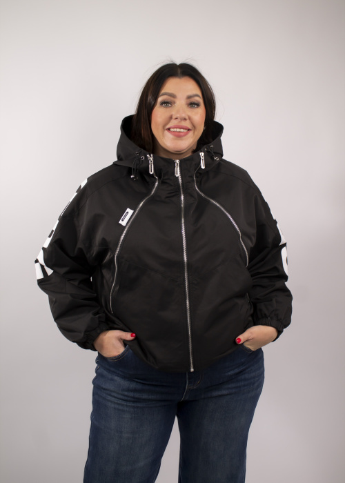 Ветровка 77799 черн.