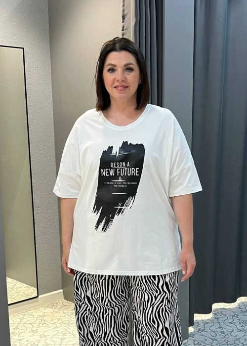 Футболка 0938 бел.