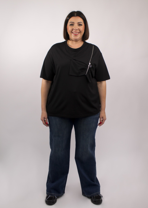 Блуза 5076 черн.