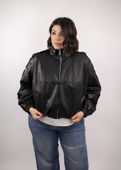 Куртка 61036 черн.