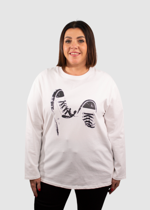 Лонгслив 16213 бел