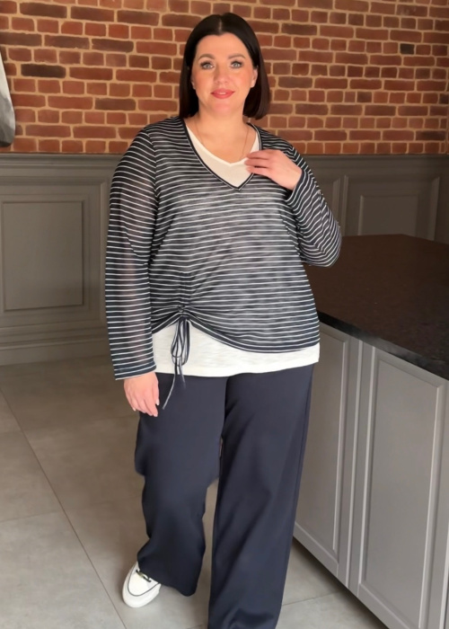 Лонгслив 5359 син.