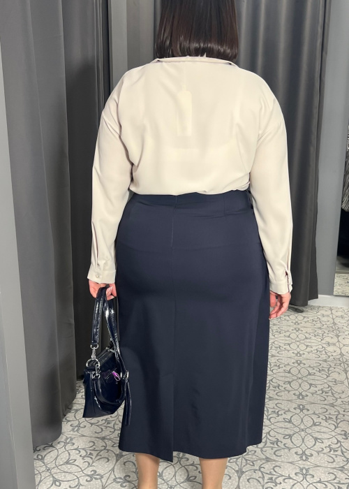 Юбка 14403 син.