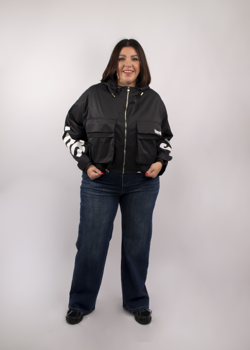 Ветровка 77262 черн.