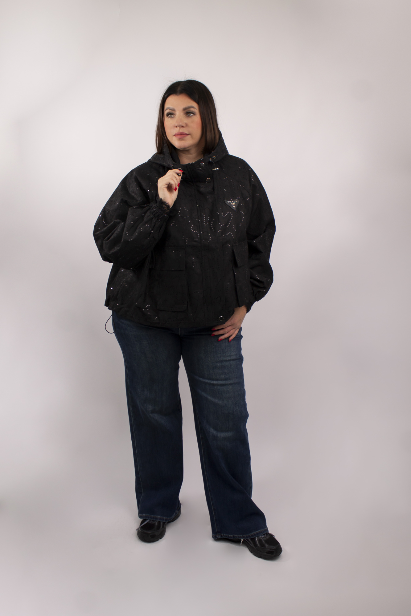 Парка 77809 черн.