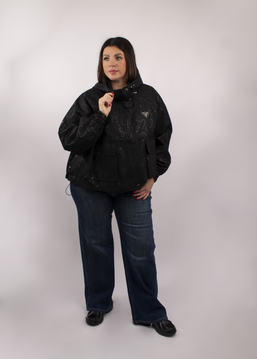 Парка 77809 черн.