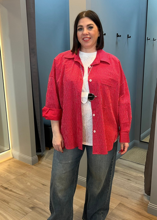 Рубашка 4036 крас.