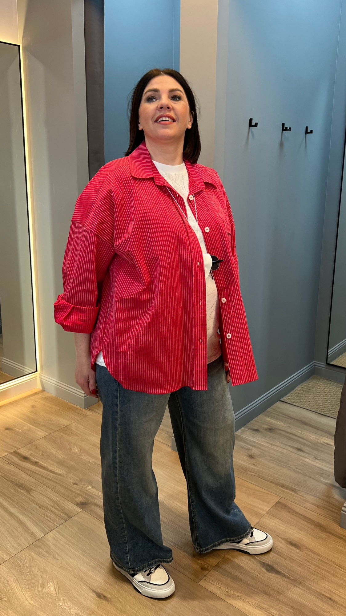 Рубашка 4036 крас.