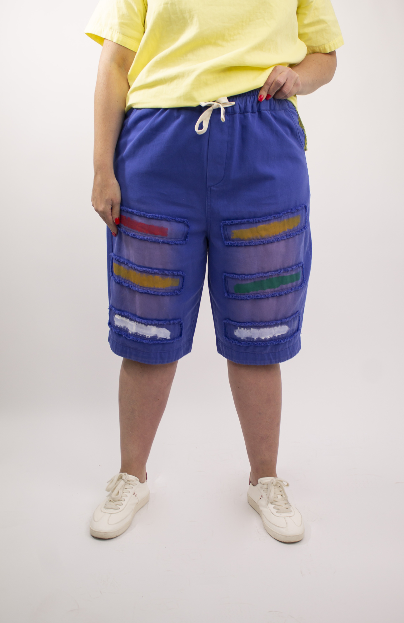 Шорты 58611 син.