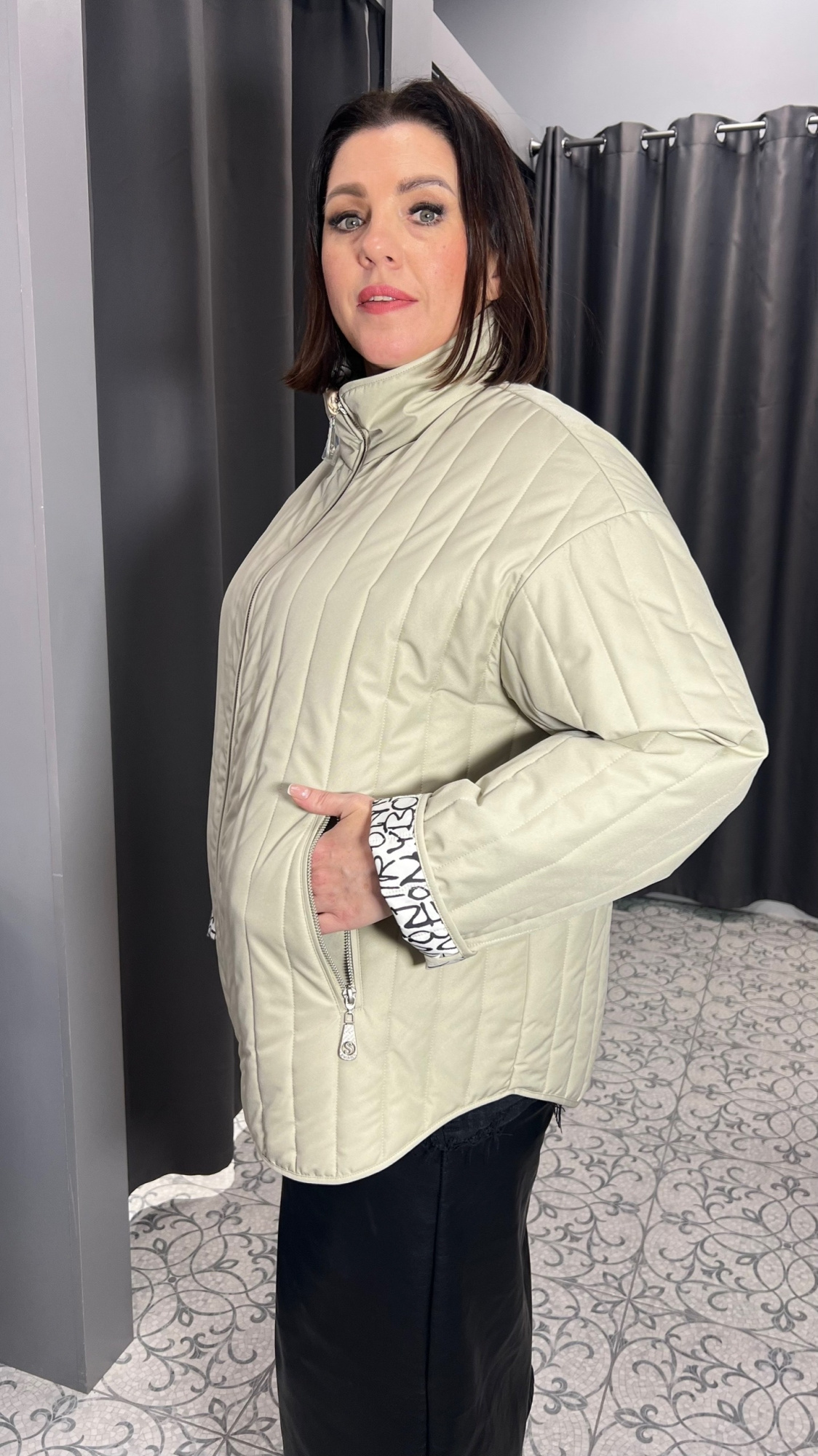 Куртка 11196 олив.