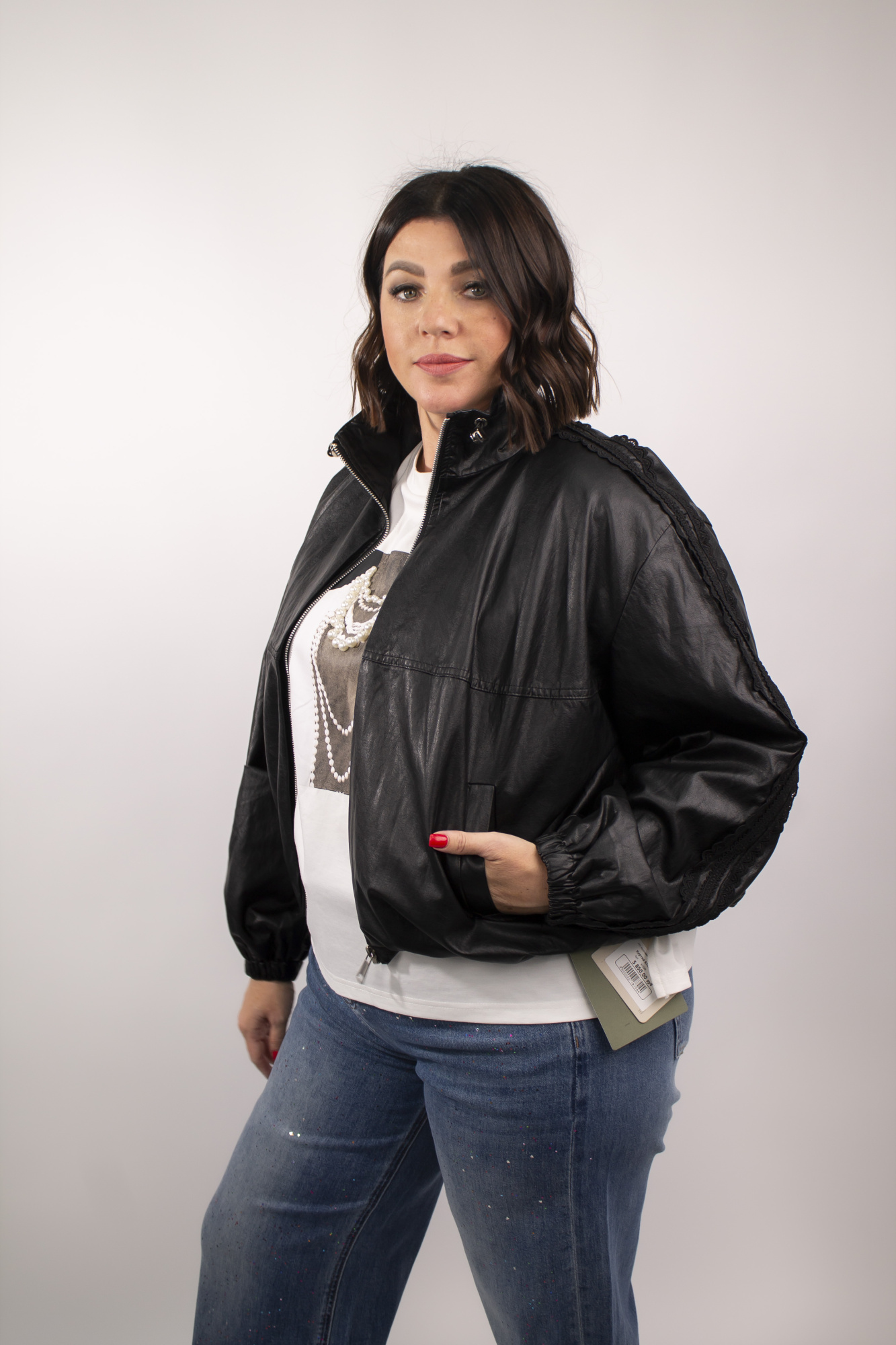 Куртка 61036 черн.