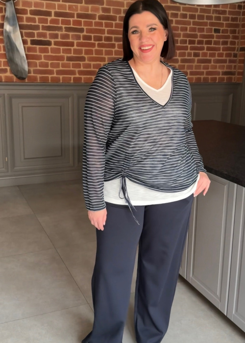 Лонгслив 5359 син.