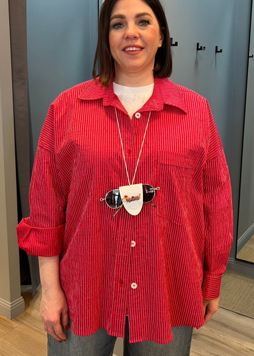 Рубашка 4036 крас.
