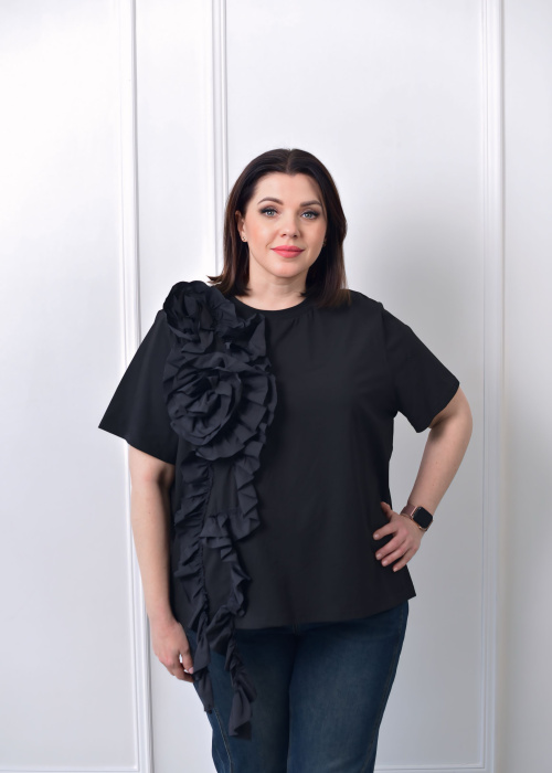 Блуза FR 6523 чер.