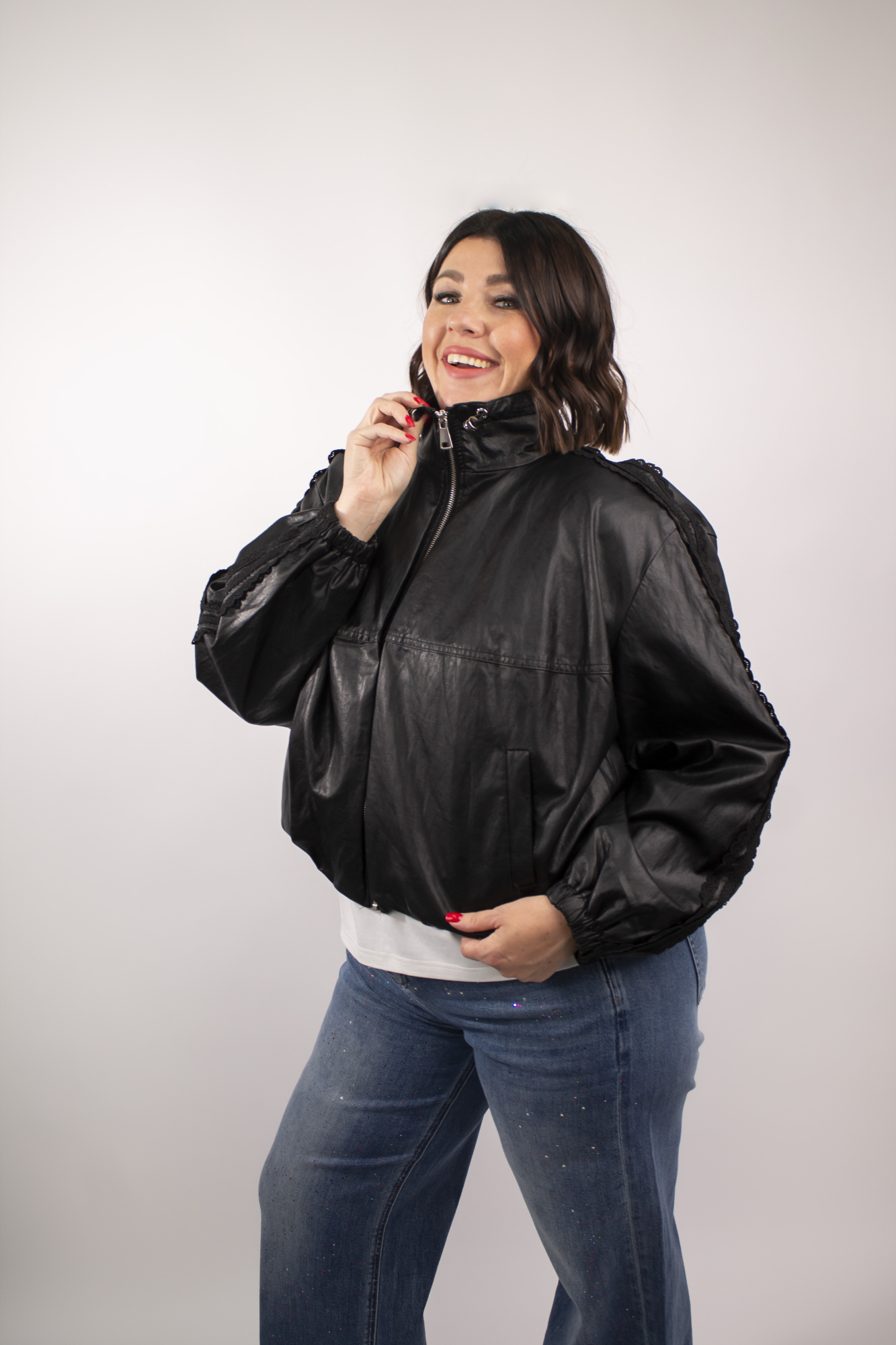 Куртка 61036 черн.