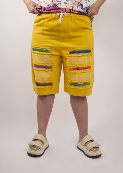 Шорты 58611 горч.