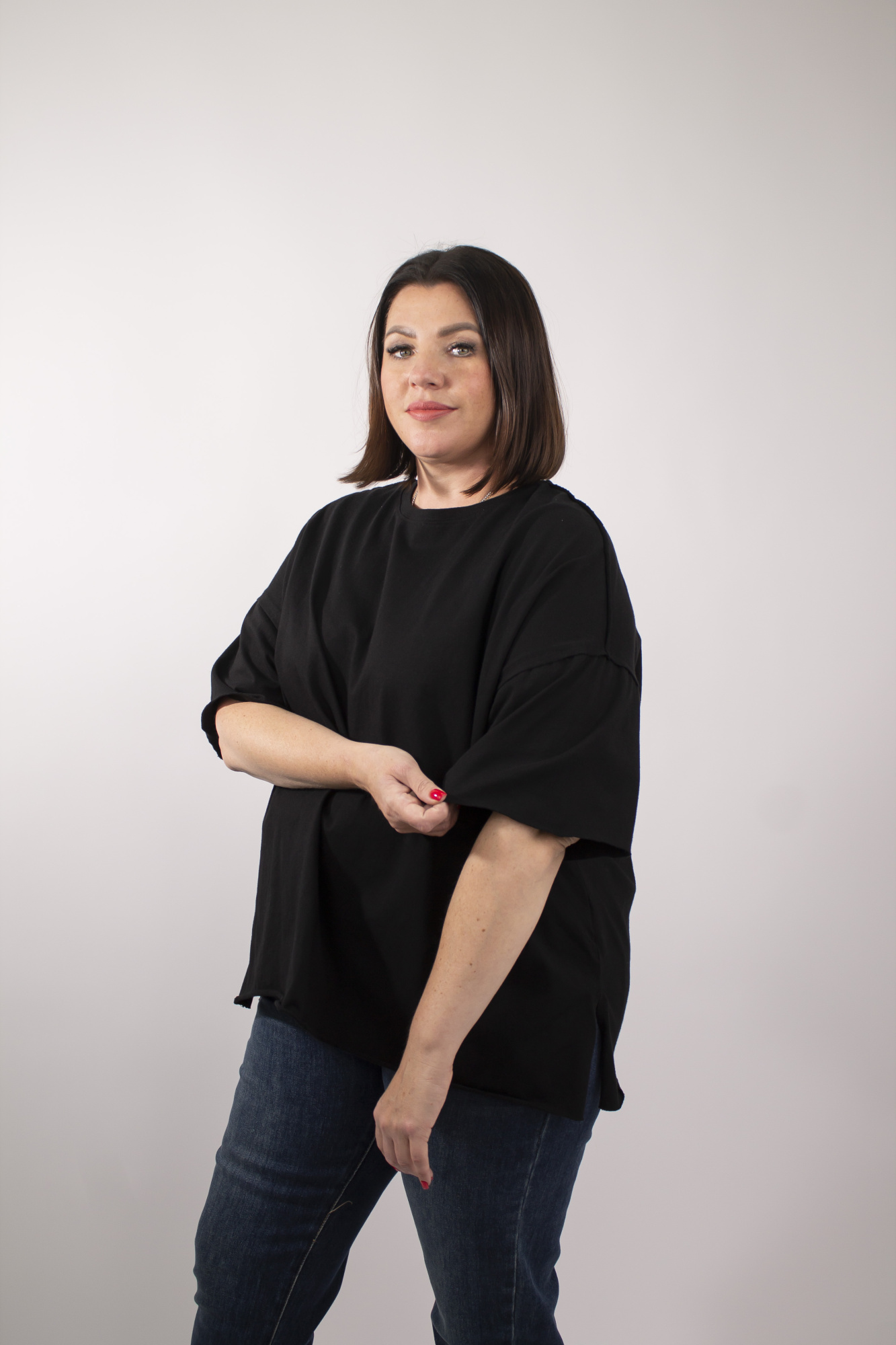 Футболка 2531 черн.