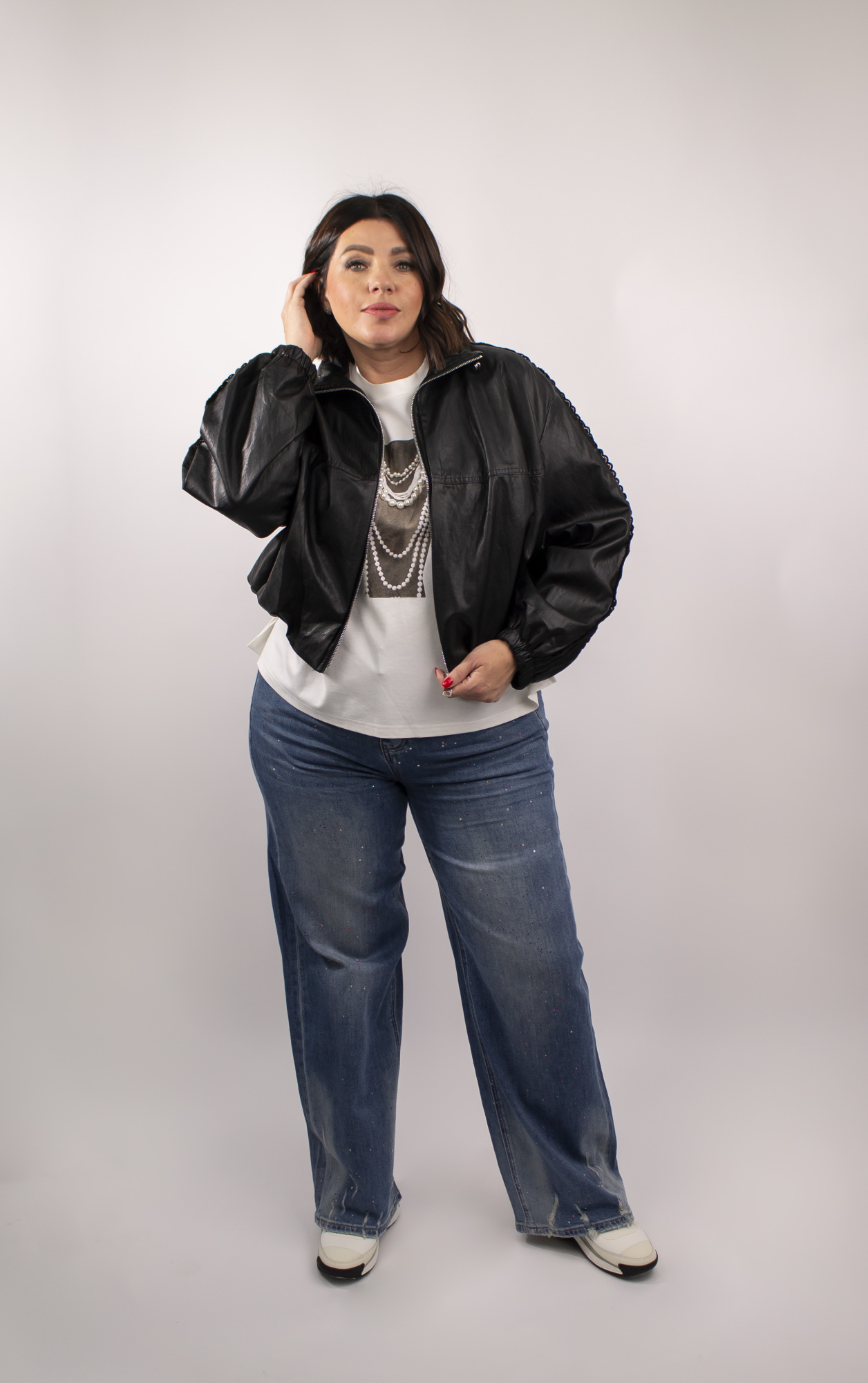 Куртка 61036 черн.