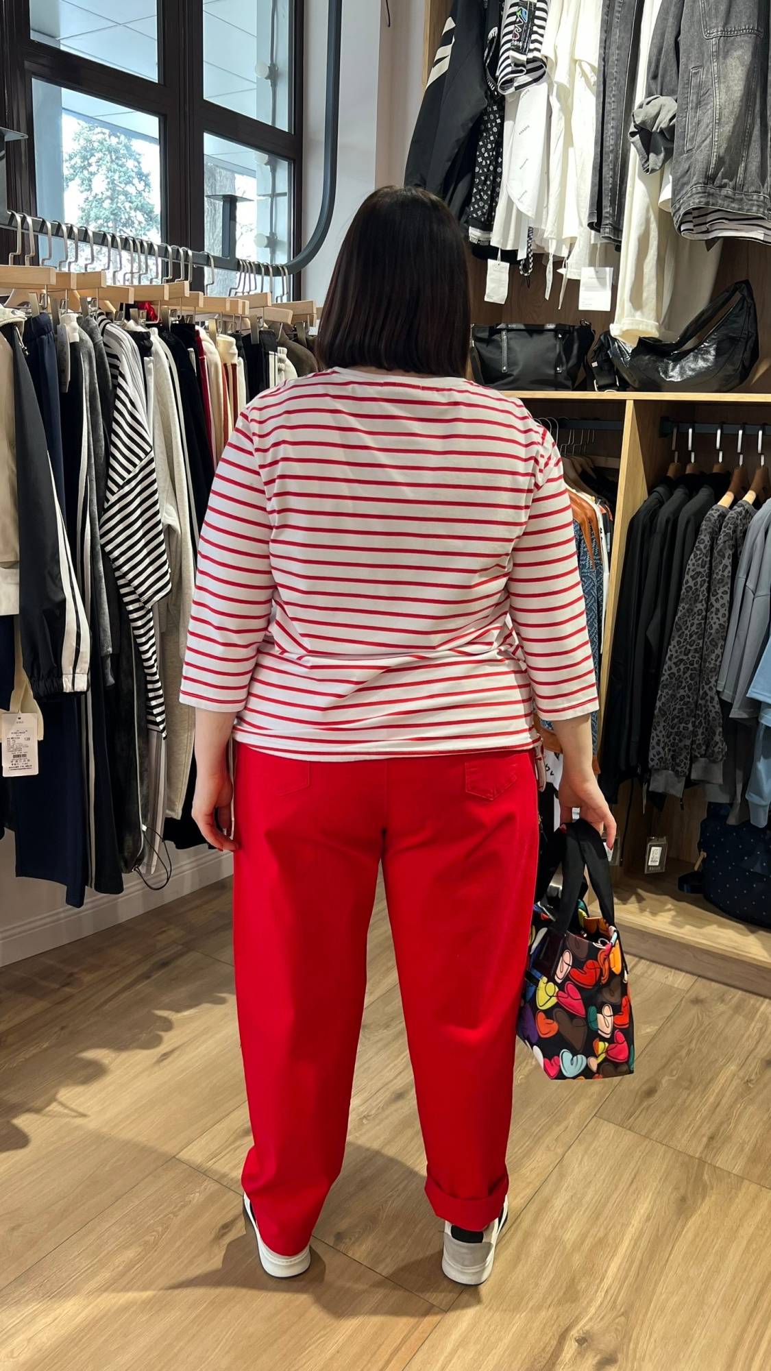 Брюки FR 5201 крас.