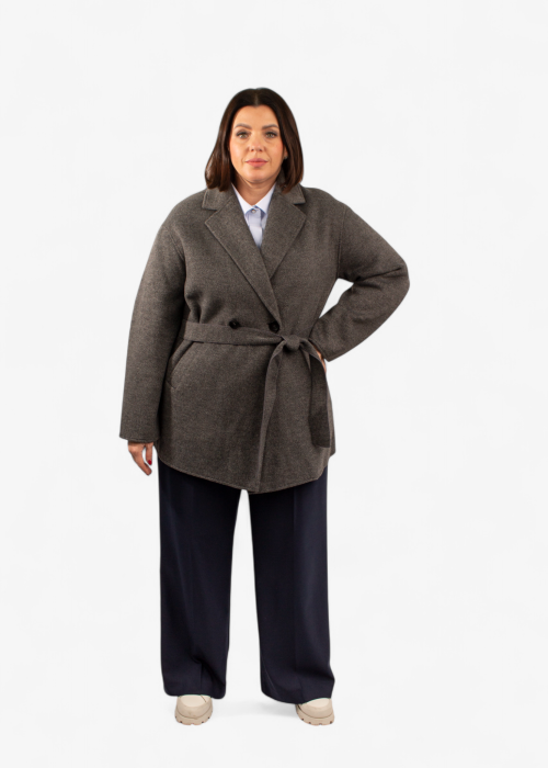 Пальто 1123 сер.