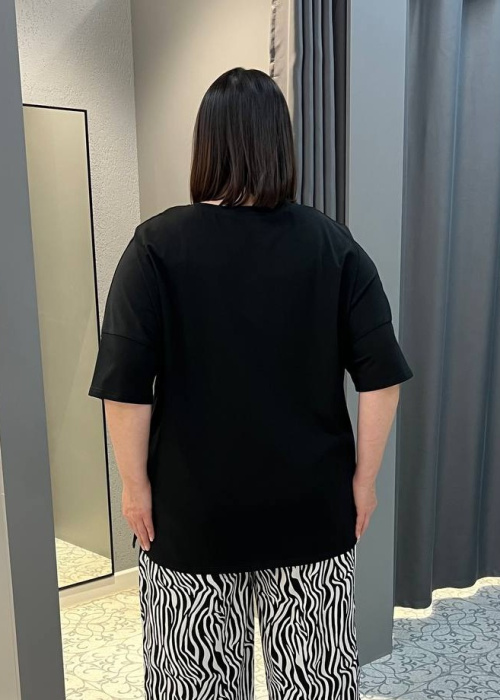 Футболка 0938 черн.