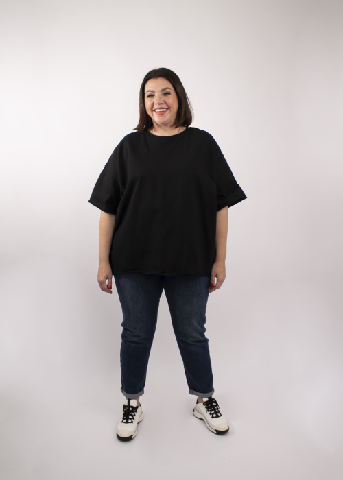 Футболка 2531 черн.