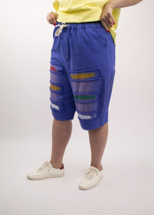 Шорты 58611 син.