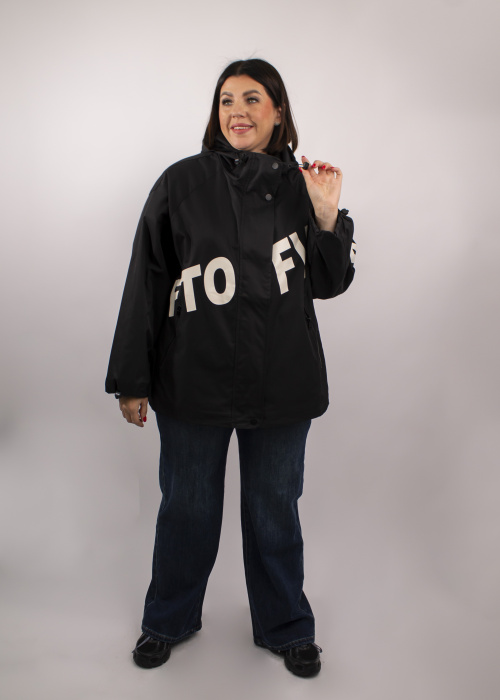 Ветровка 77787 черн.