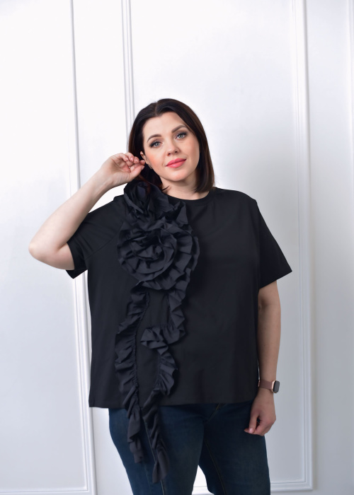 Блуза FR 6523 чер.