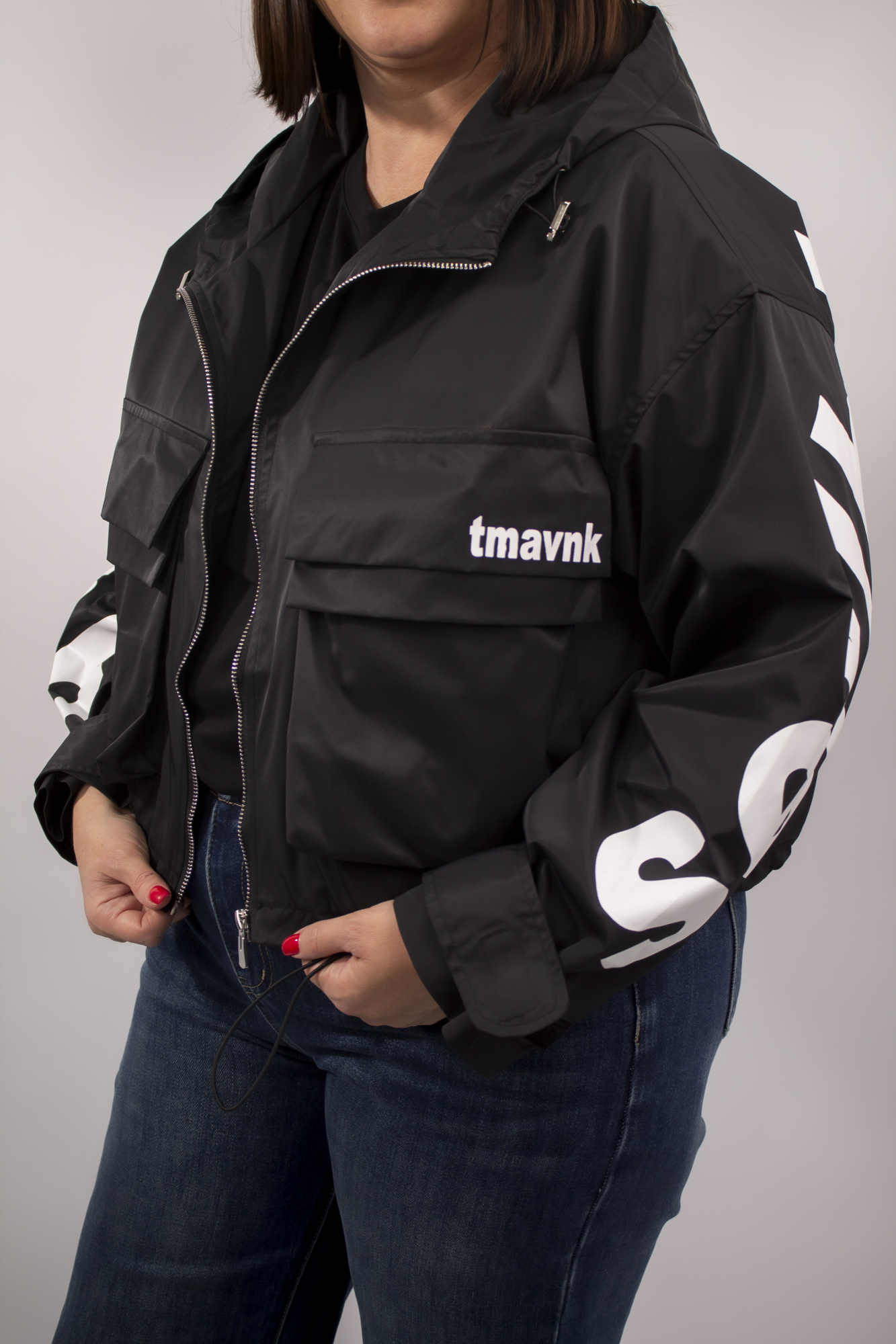 Ветровка 77262 черн.