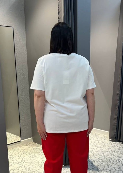 Футболка 0937 бел.