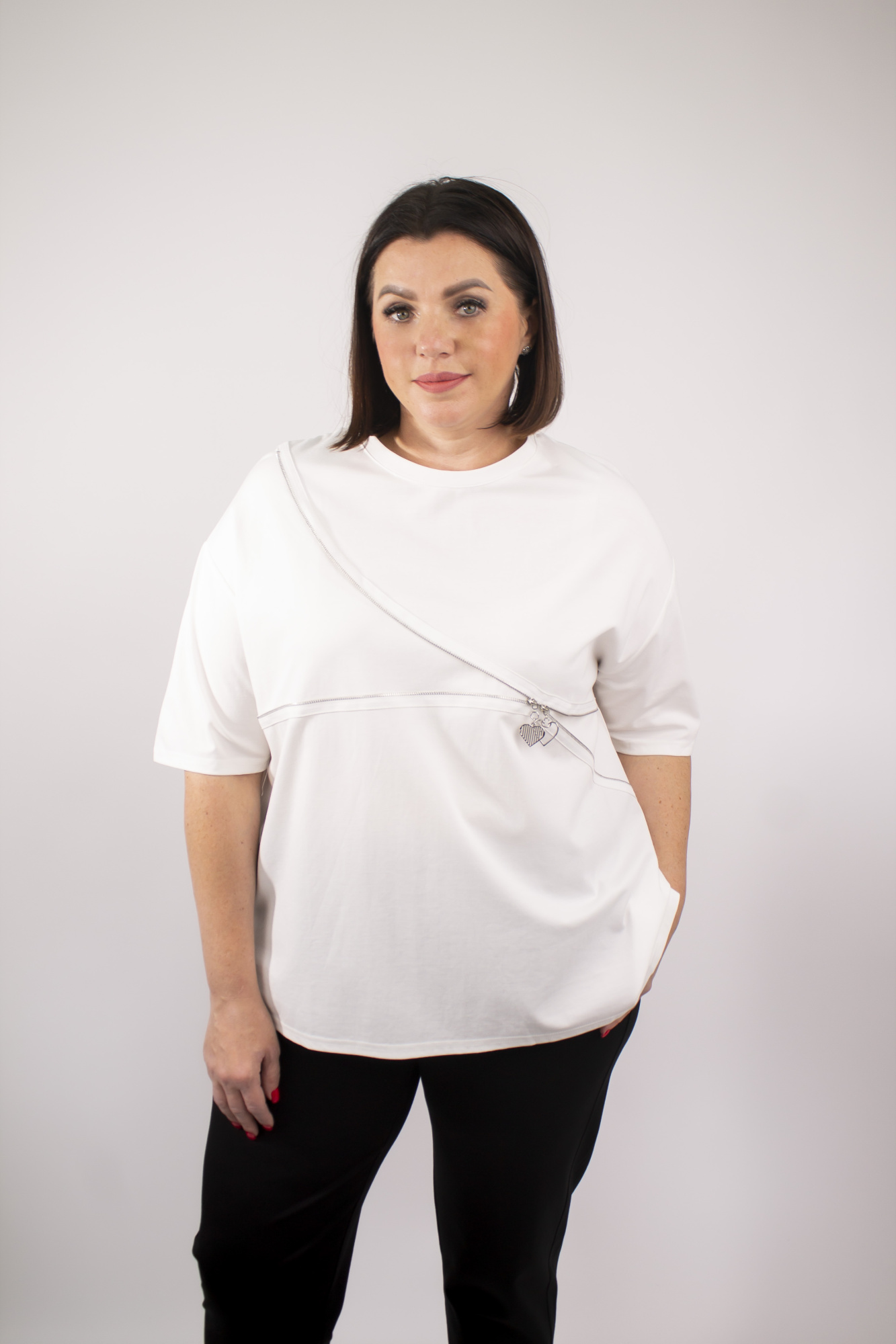 Блуза 9021 бел.