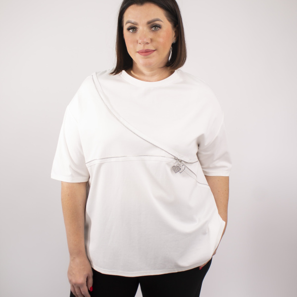 Блуза 9021 бел.