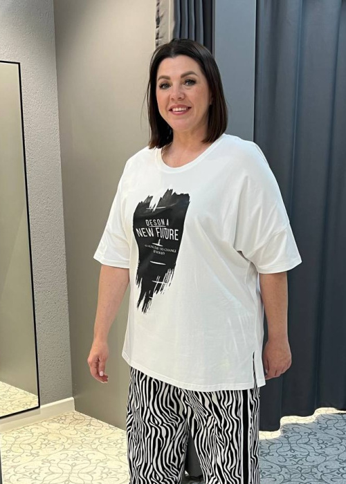 Футболка 0938 бел.